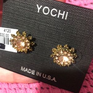 Yochi earrings. Never worn